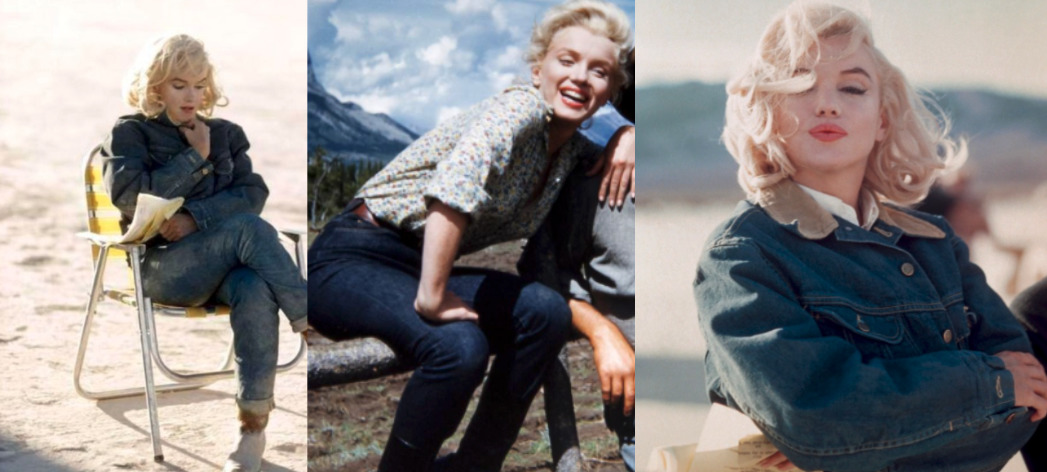 história do jeans - marilyn monroe