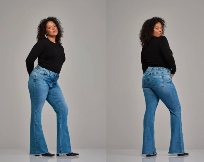 calça flare - modelagem tipos de calças jeans
